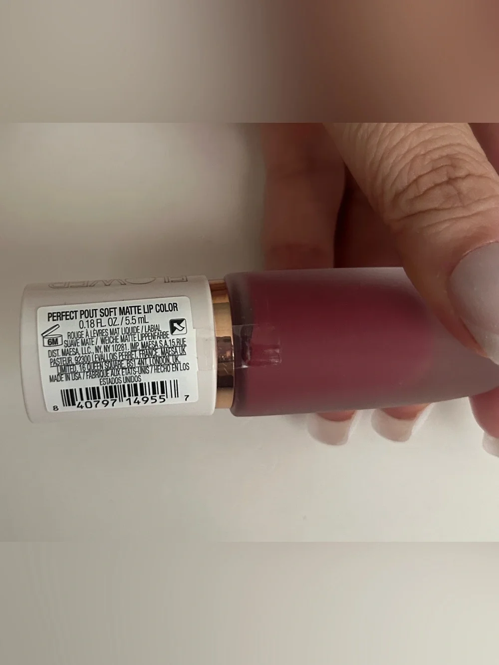 Flower Beauty by Drew PERFECT POUT SOFT MATTE LIP COLOR | Fig | NEW!!